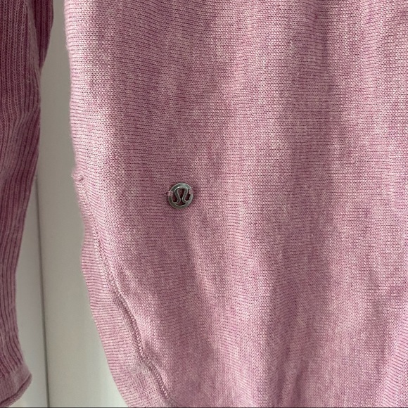Lululemon Take It All In Sweater Heathered Pink Taupe, 6 - Picture 5 of 5